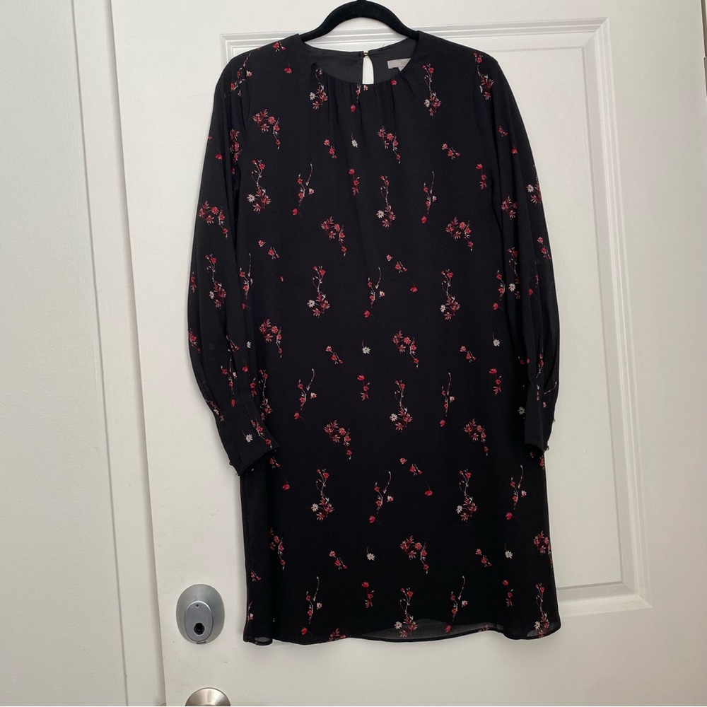 H&M Black Floral Dress